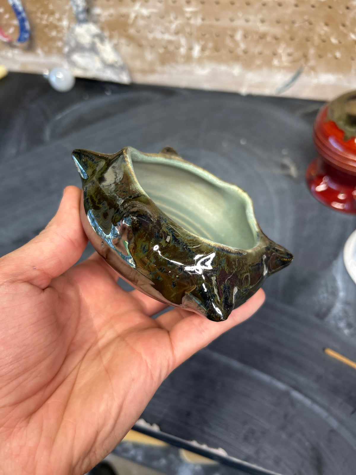 Spiky Chrome Ashtray 3