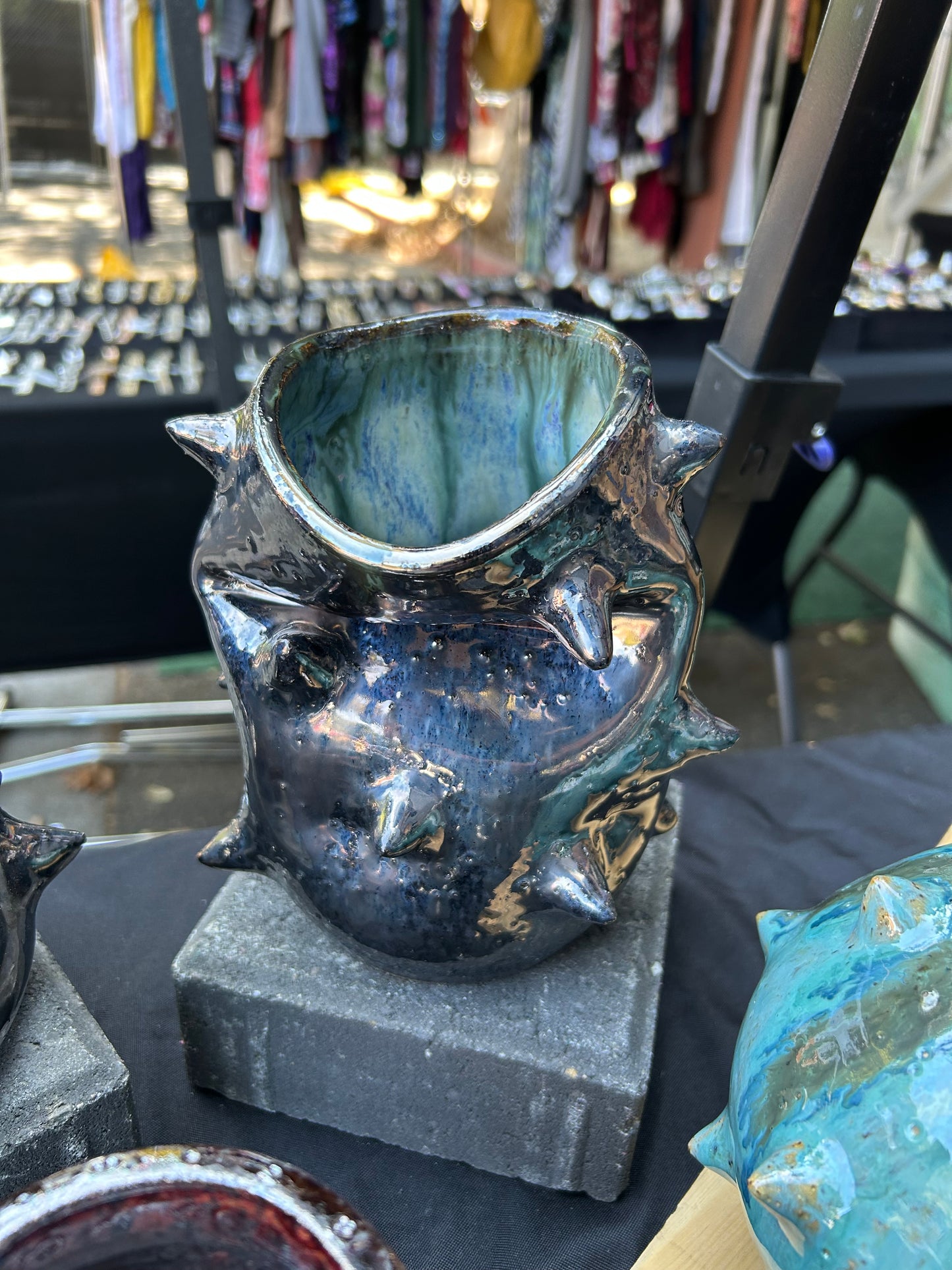 Warped Chrome Vase 2