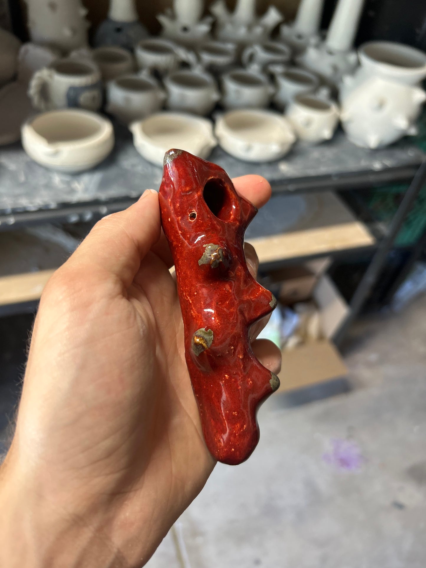 Spiky Red Pipe