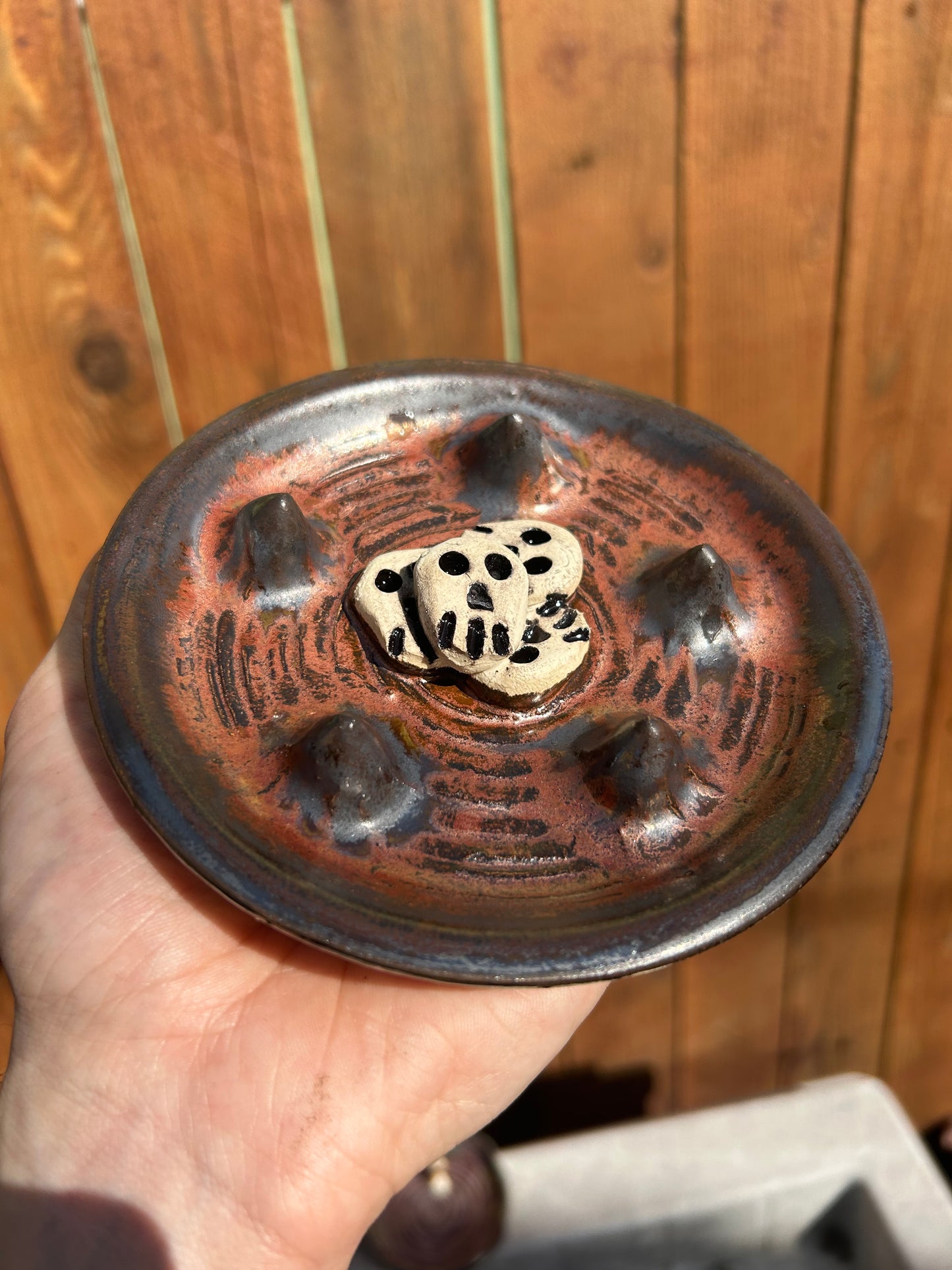 Copper Skullstack Ashtray