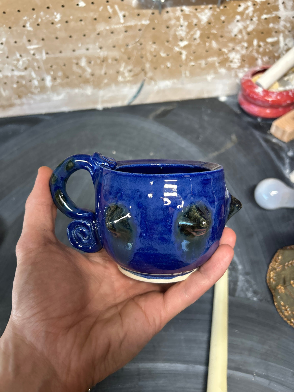 Spiky Sapphire Mug