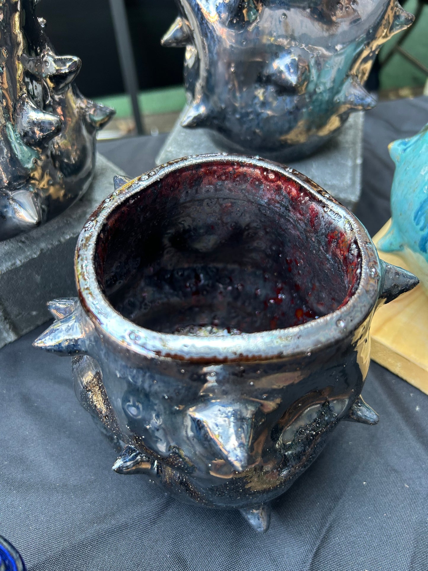 Warped Chrome Vase 1