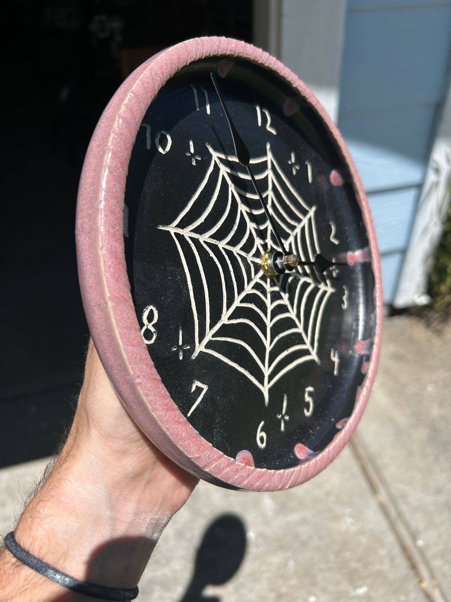 Spiderweb Clock