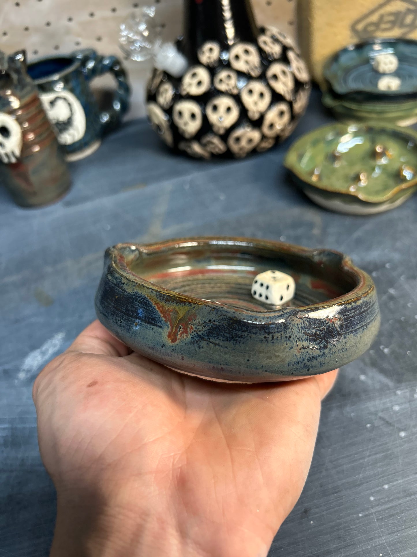 Jasper Dice Ashtray