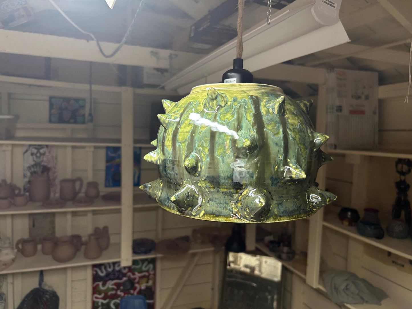 Organic Orb Pendant Lamp