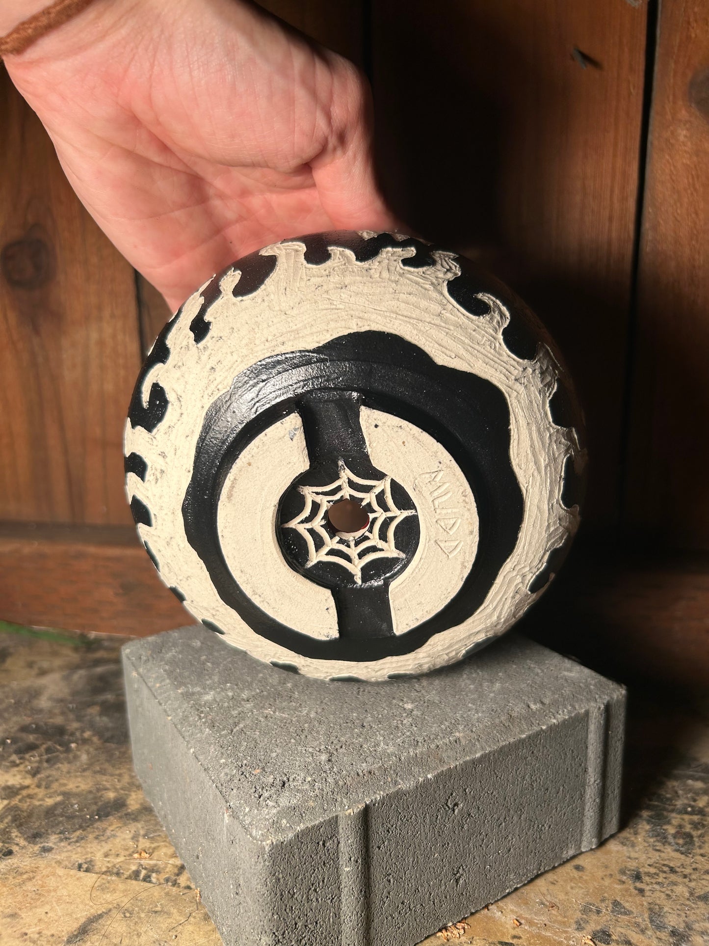 Bones n Flames Planter