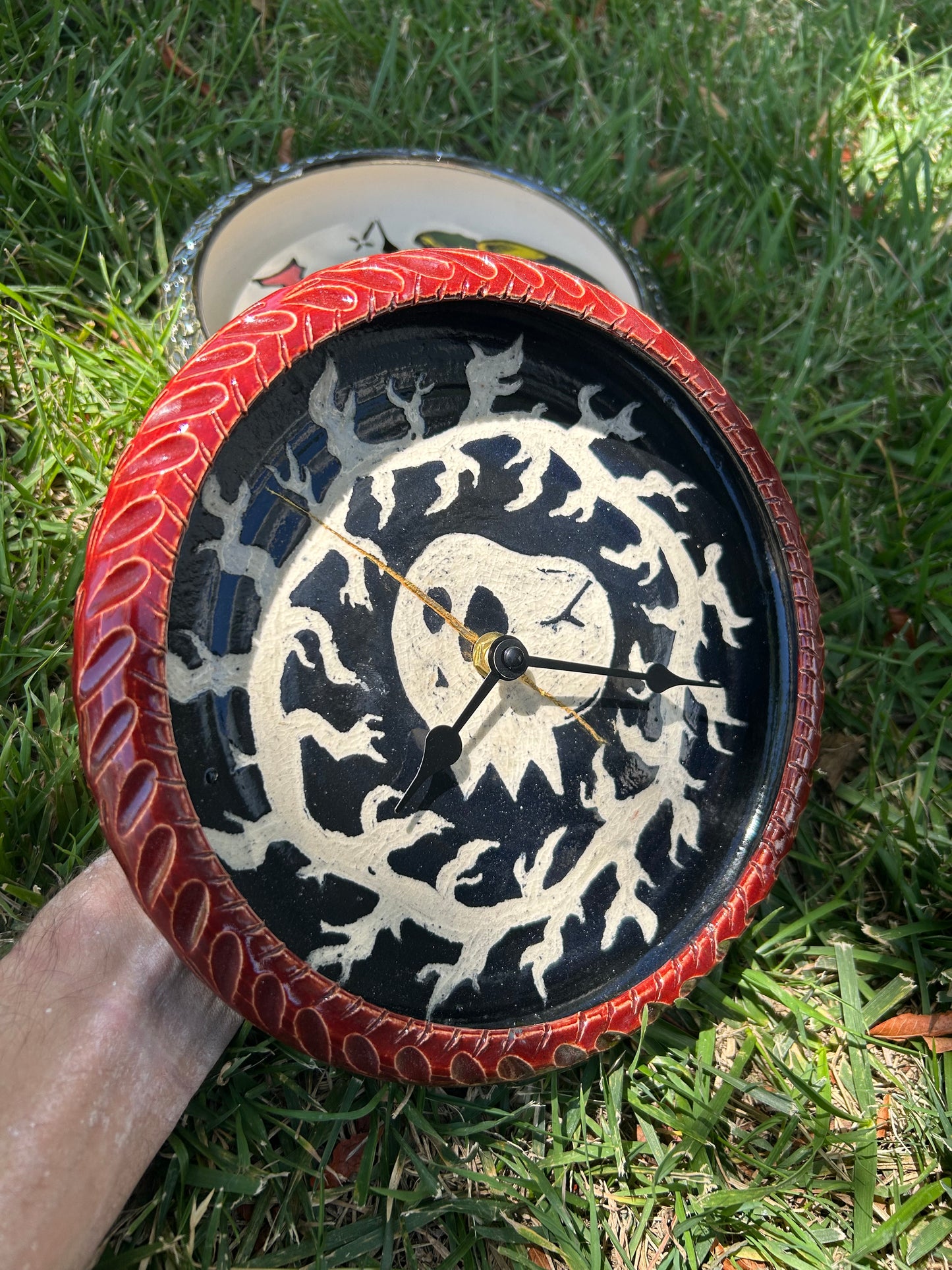 Kintsugi Flame Clock