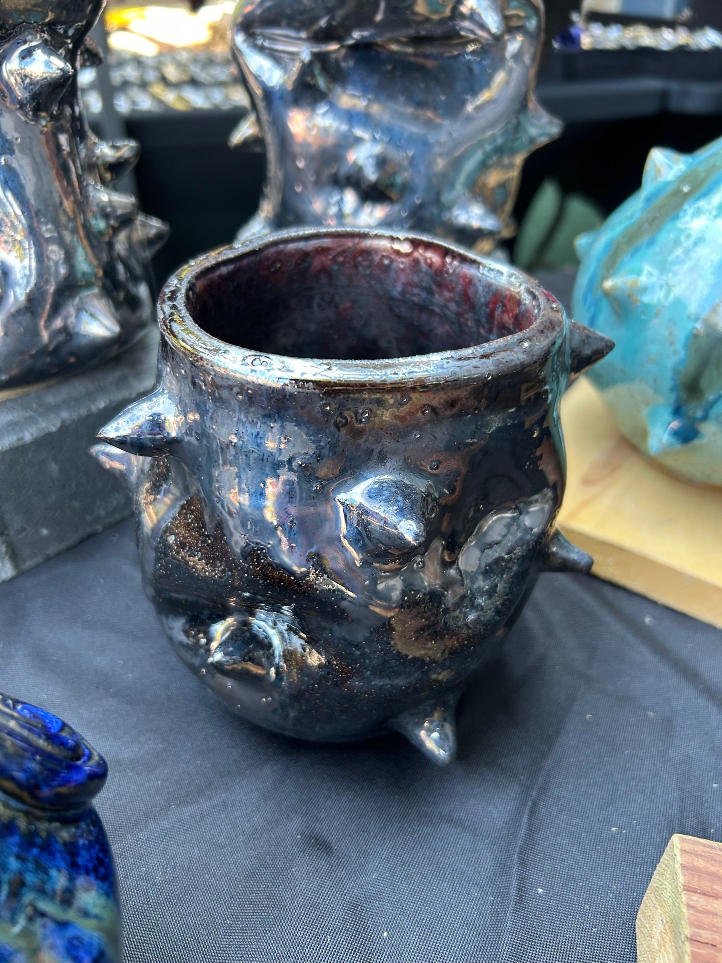 Warped Chrome Vase 1