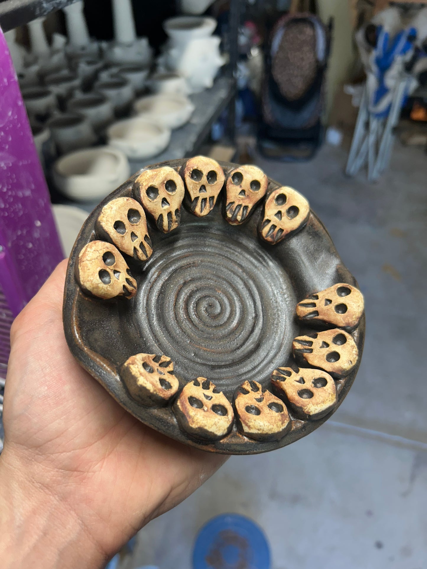 Skull Gala Ashtray
