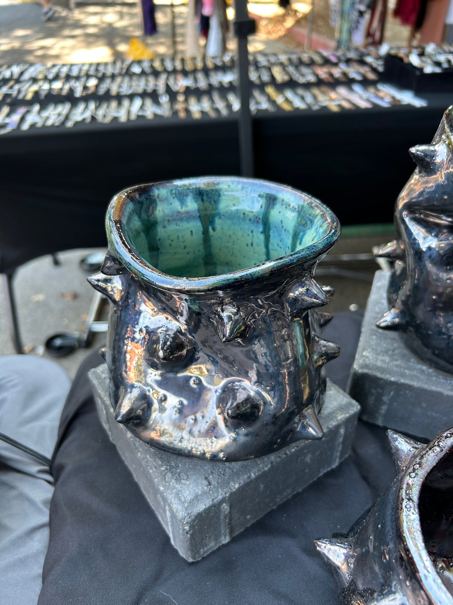 Warped Chrome Vase 3