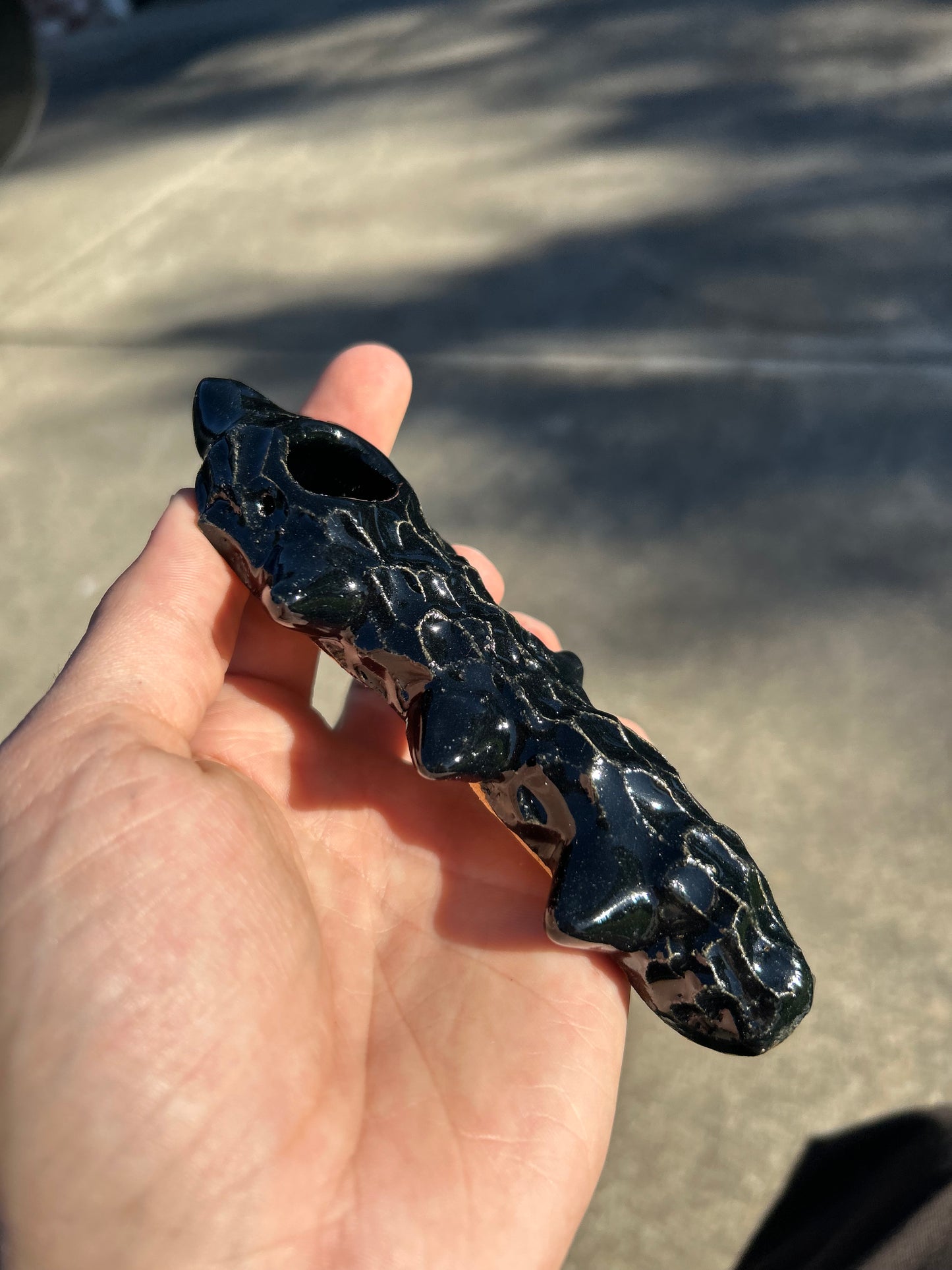 Obsidian Pipe