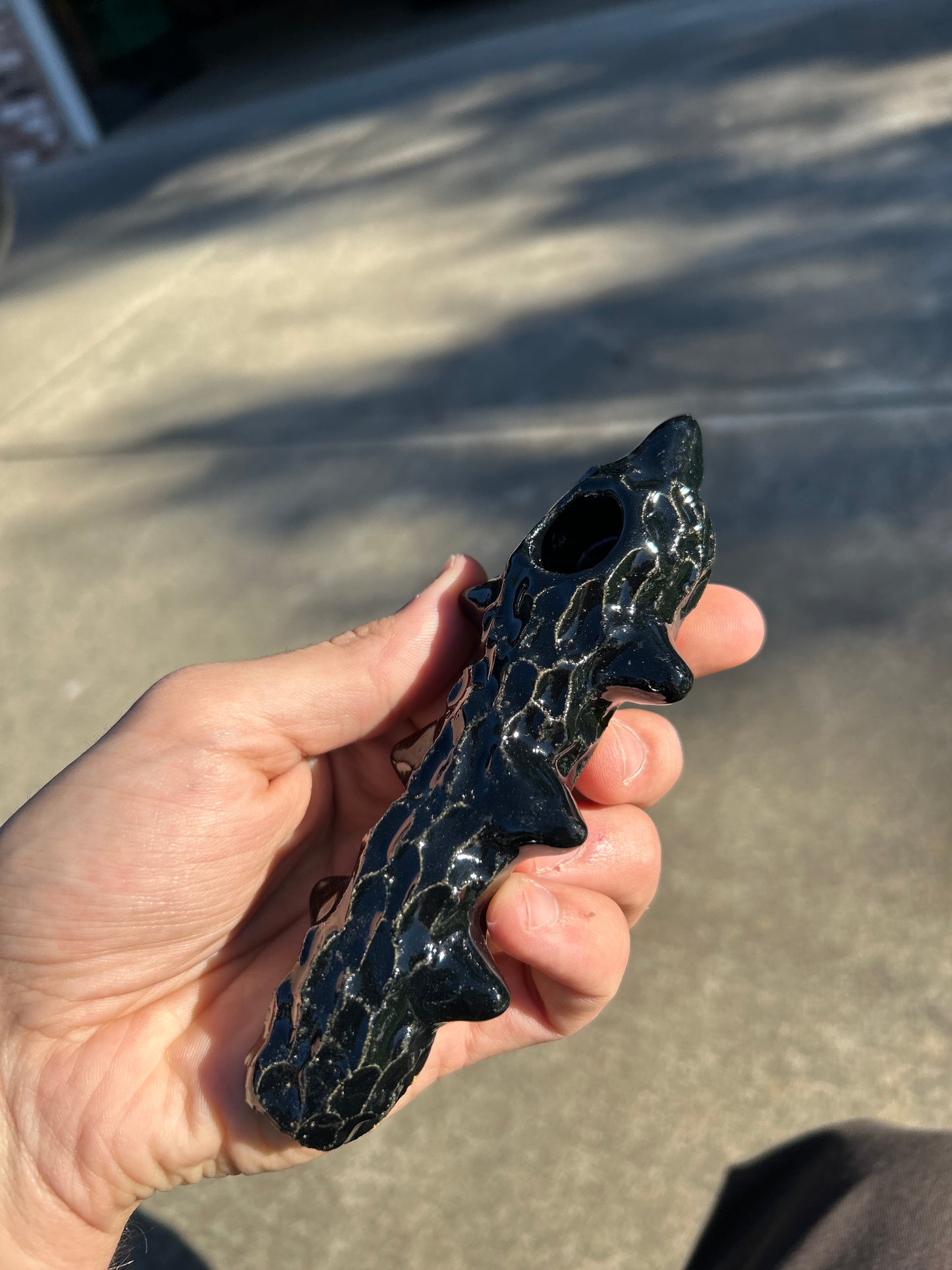 Obsidian Pipe