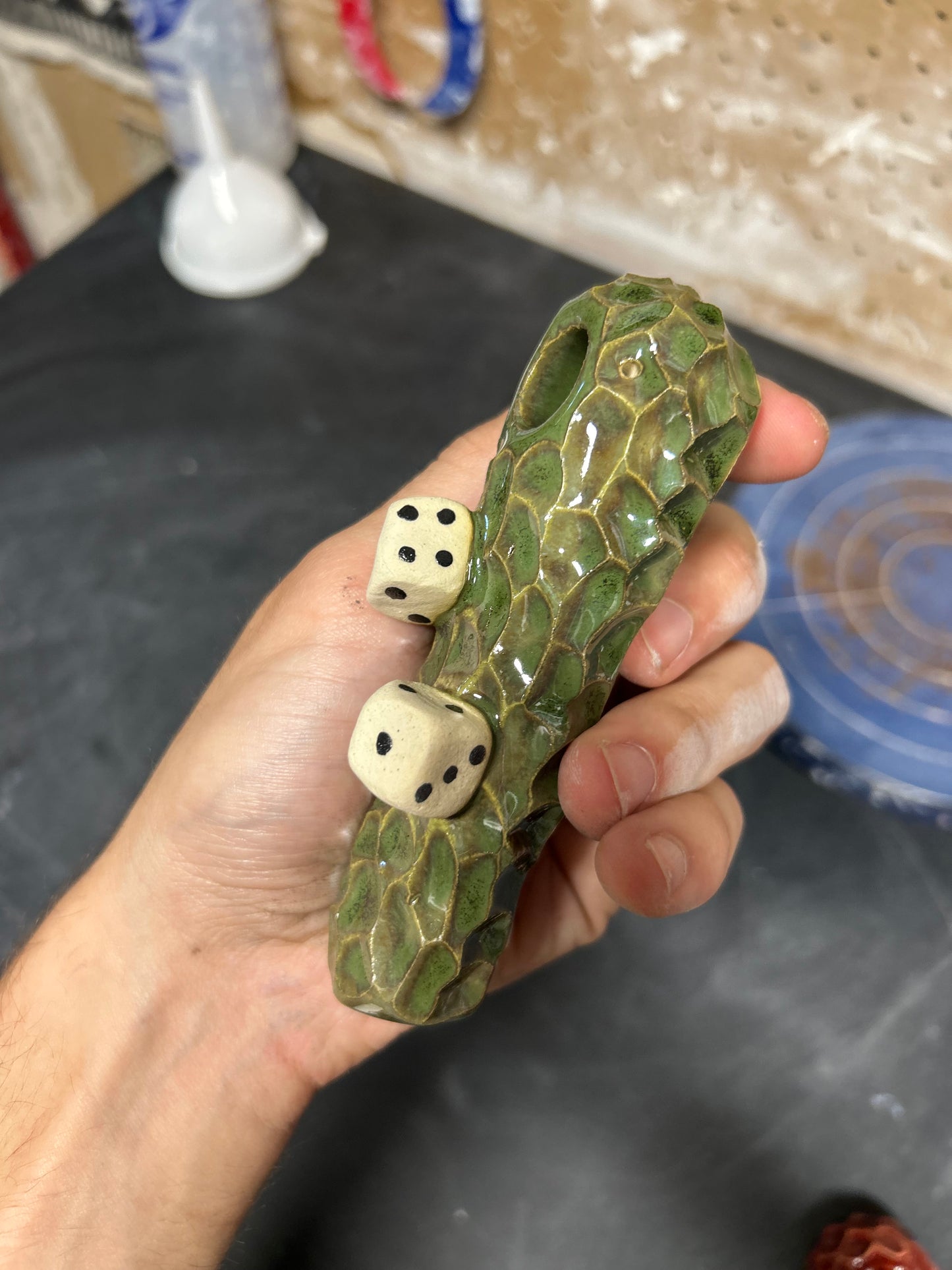 Green Dice Pipe