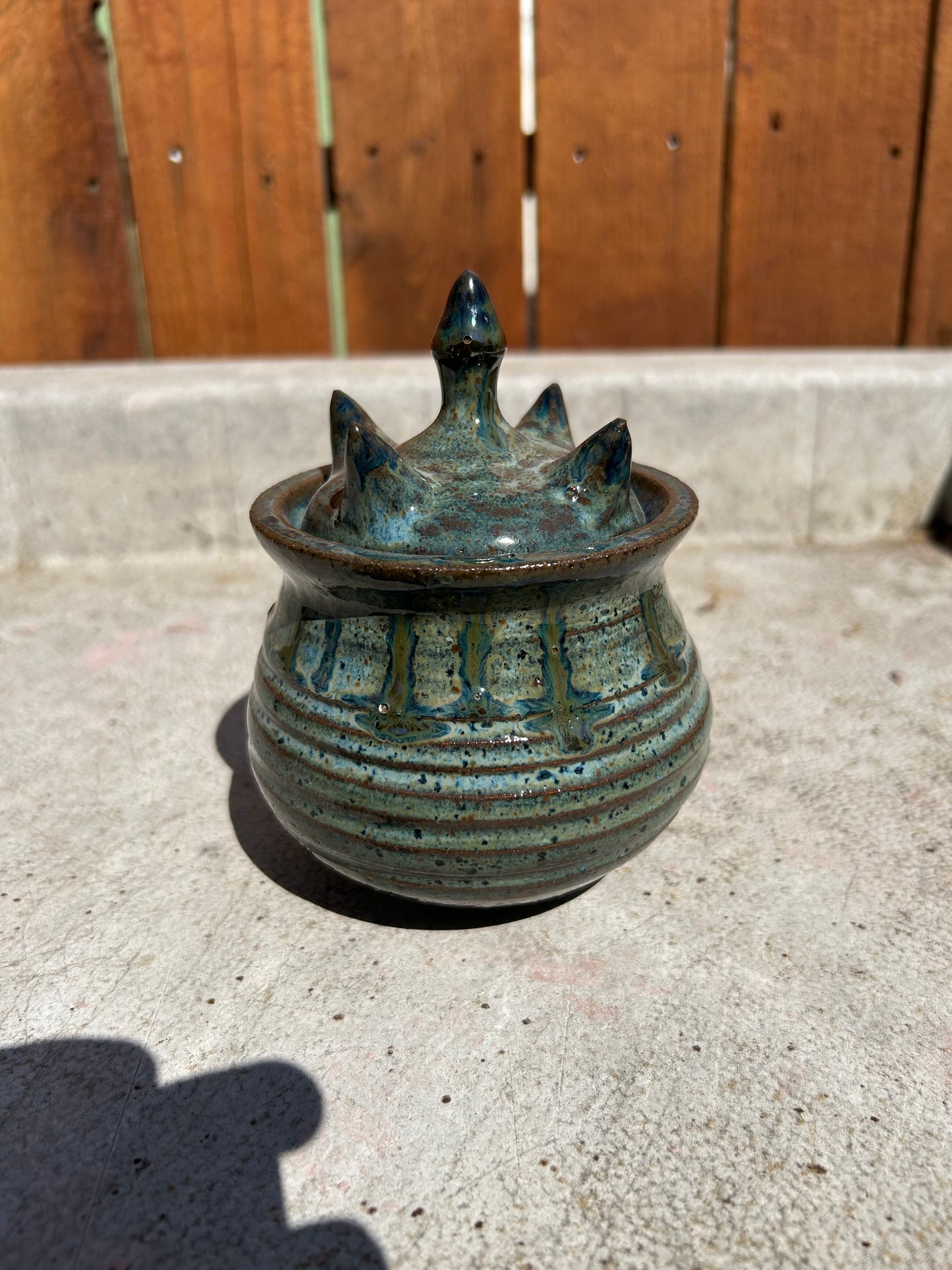 Blue Spike Jar