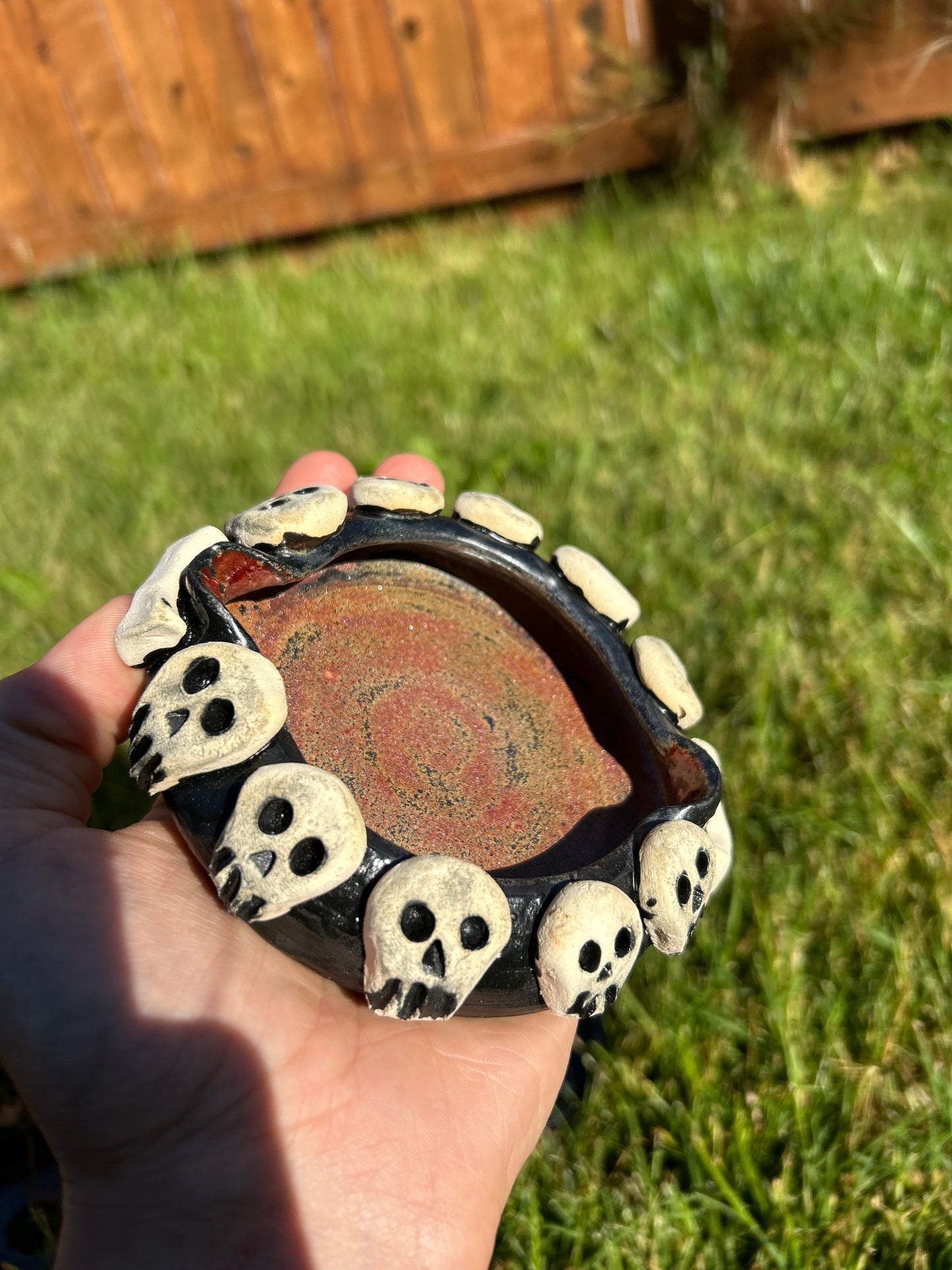 Skull Gala Ashtray