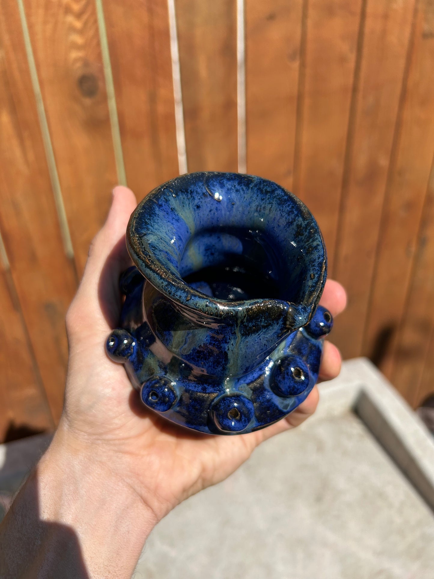 Evil Eye Wonky Vase