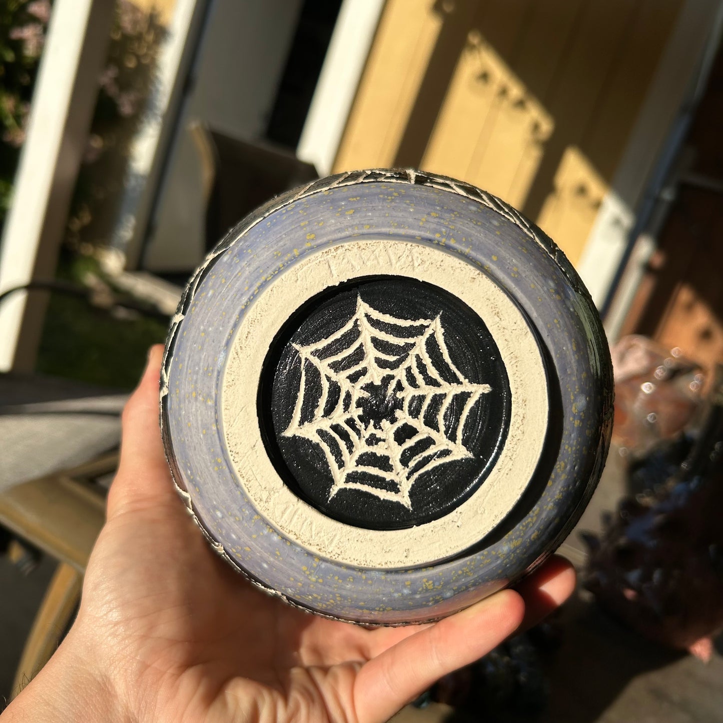 Large Spiderweb Vase