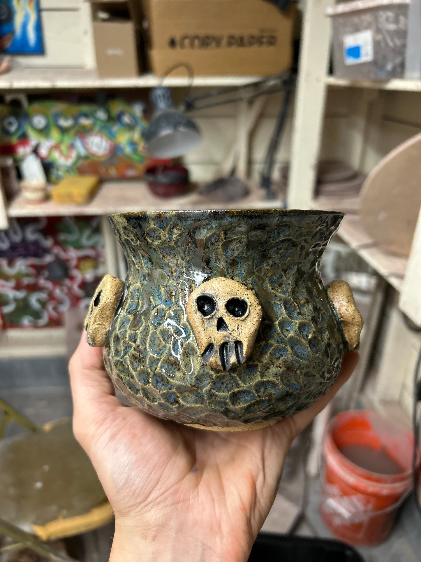 Skull Planter 2