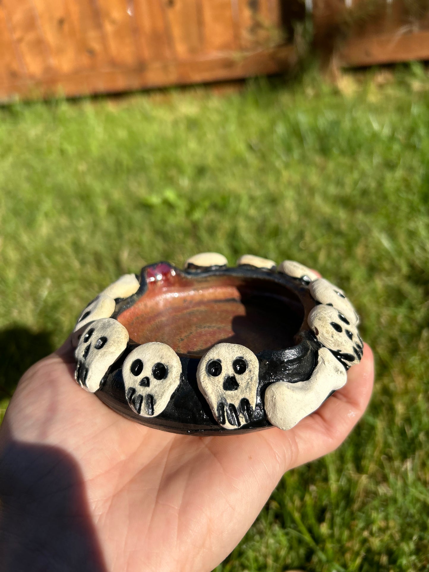 Skull Gala Ashtray