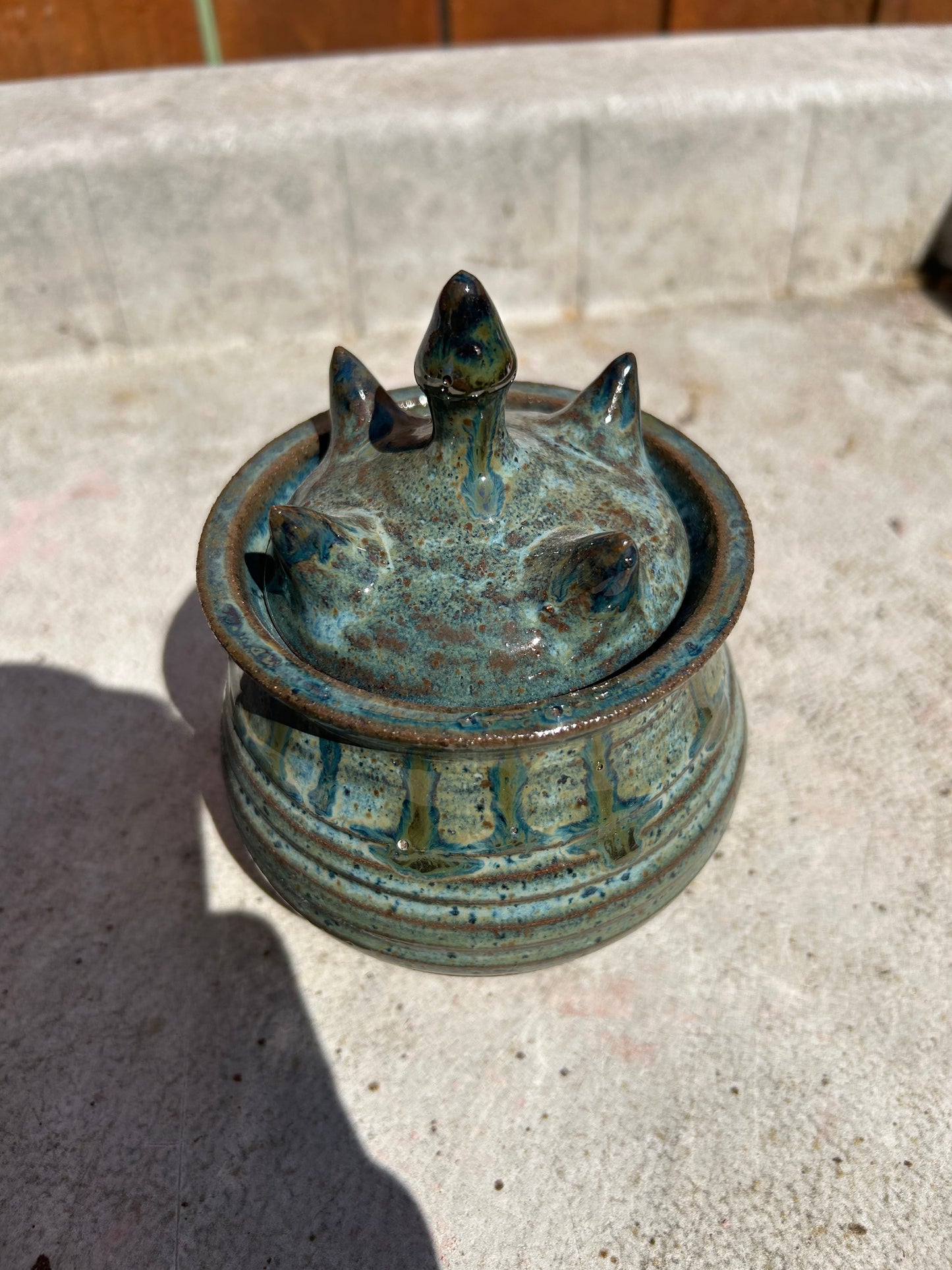 Blue Spike Jar