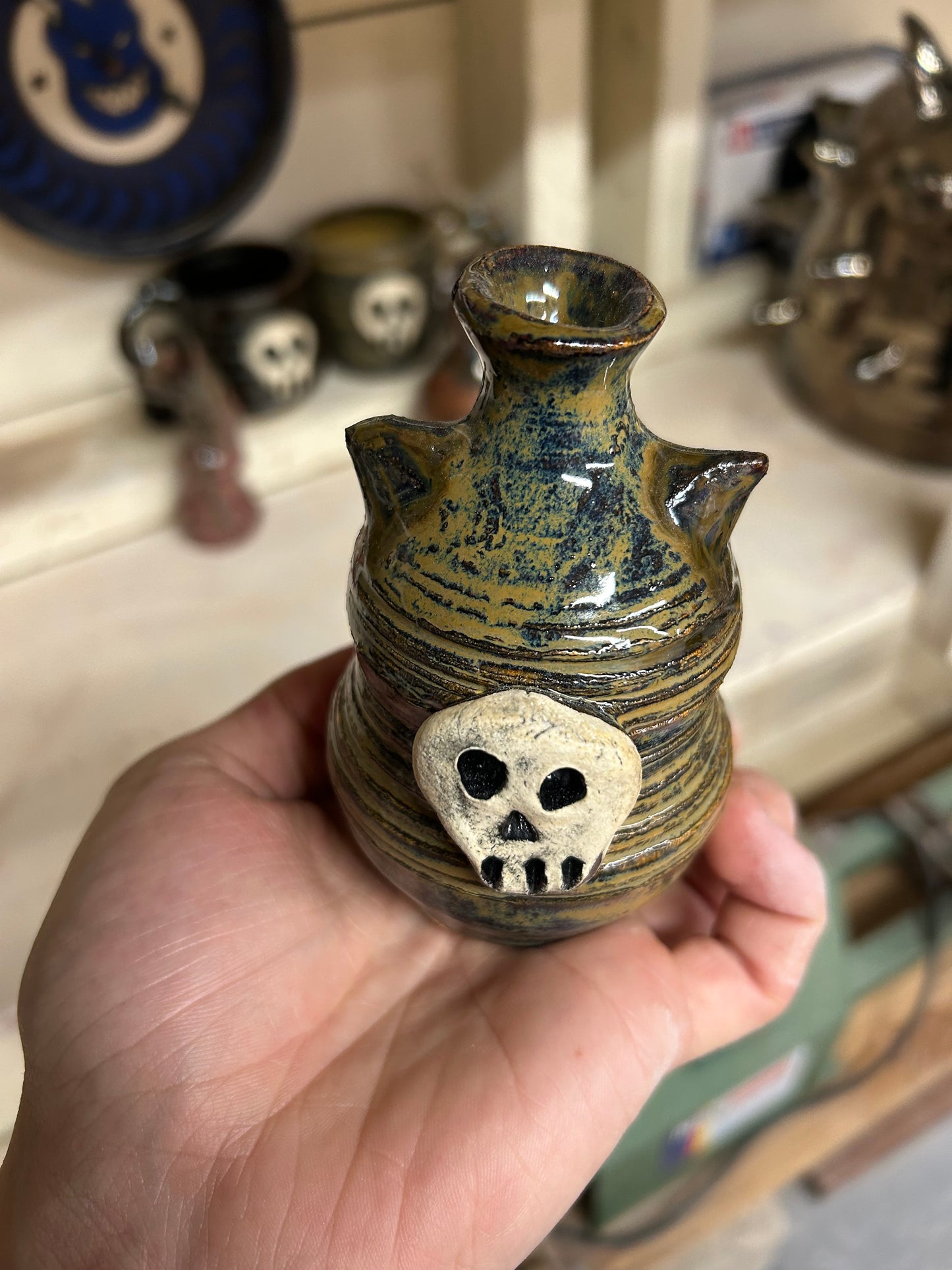 Small Skull Bottle