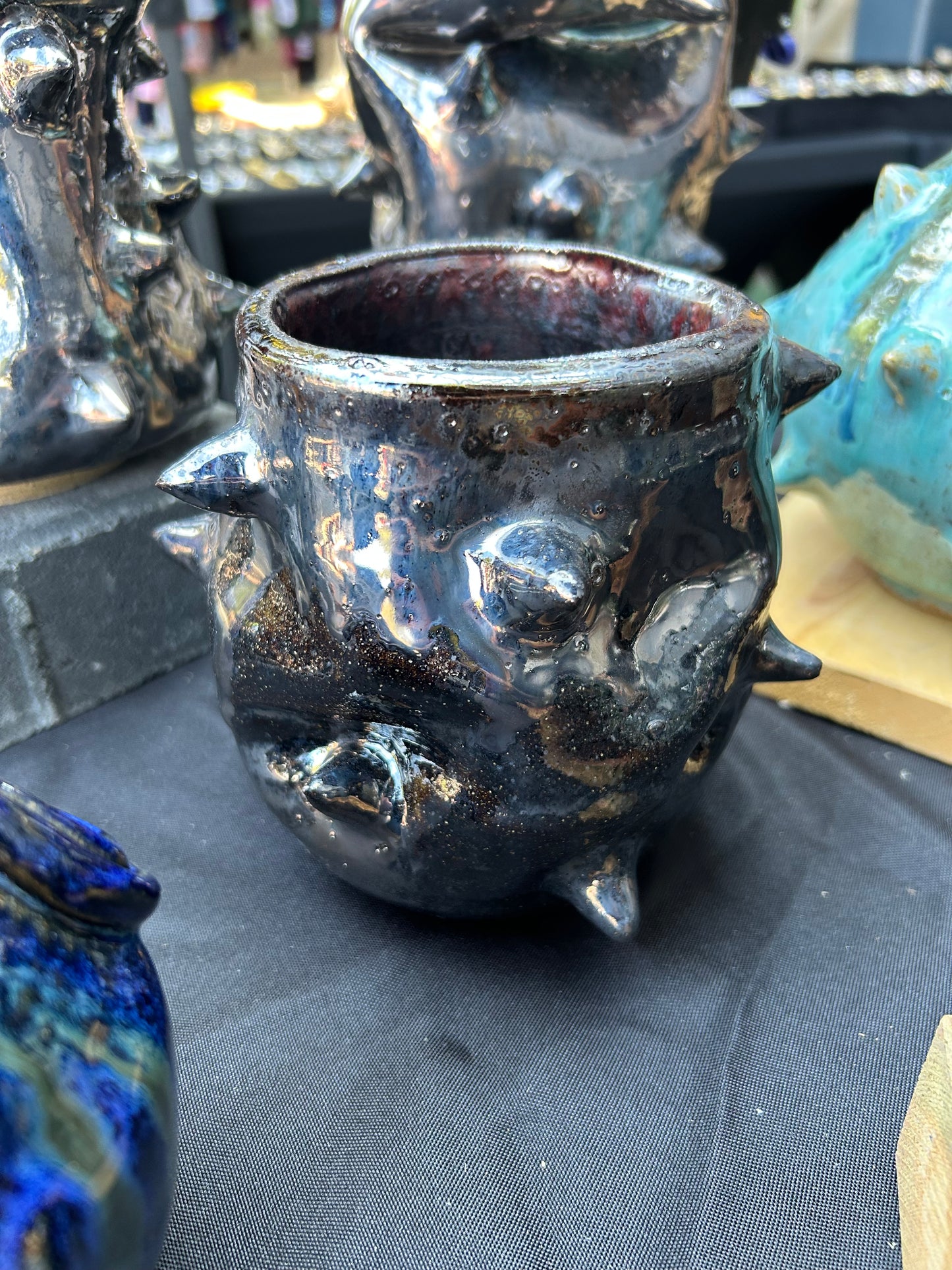 Warped Chrome Vase 1