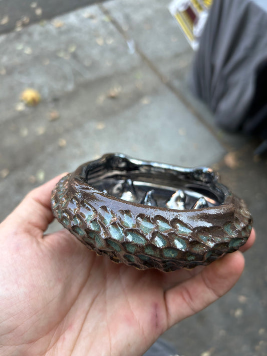 Mossy Chrome Ashtray