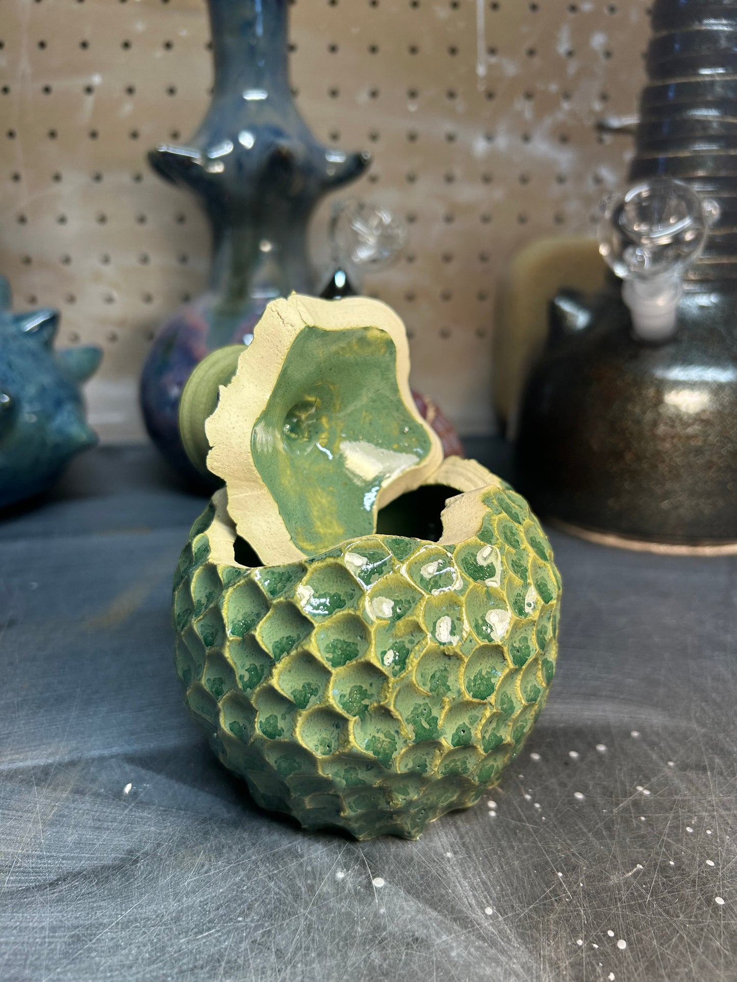 Green Dragon Egg Jar