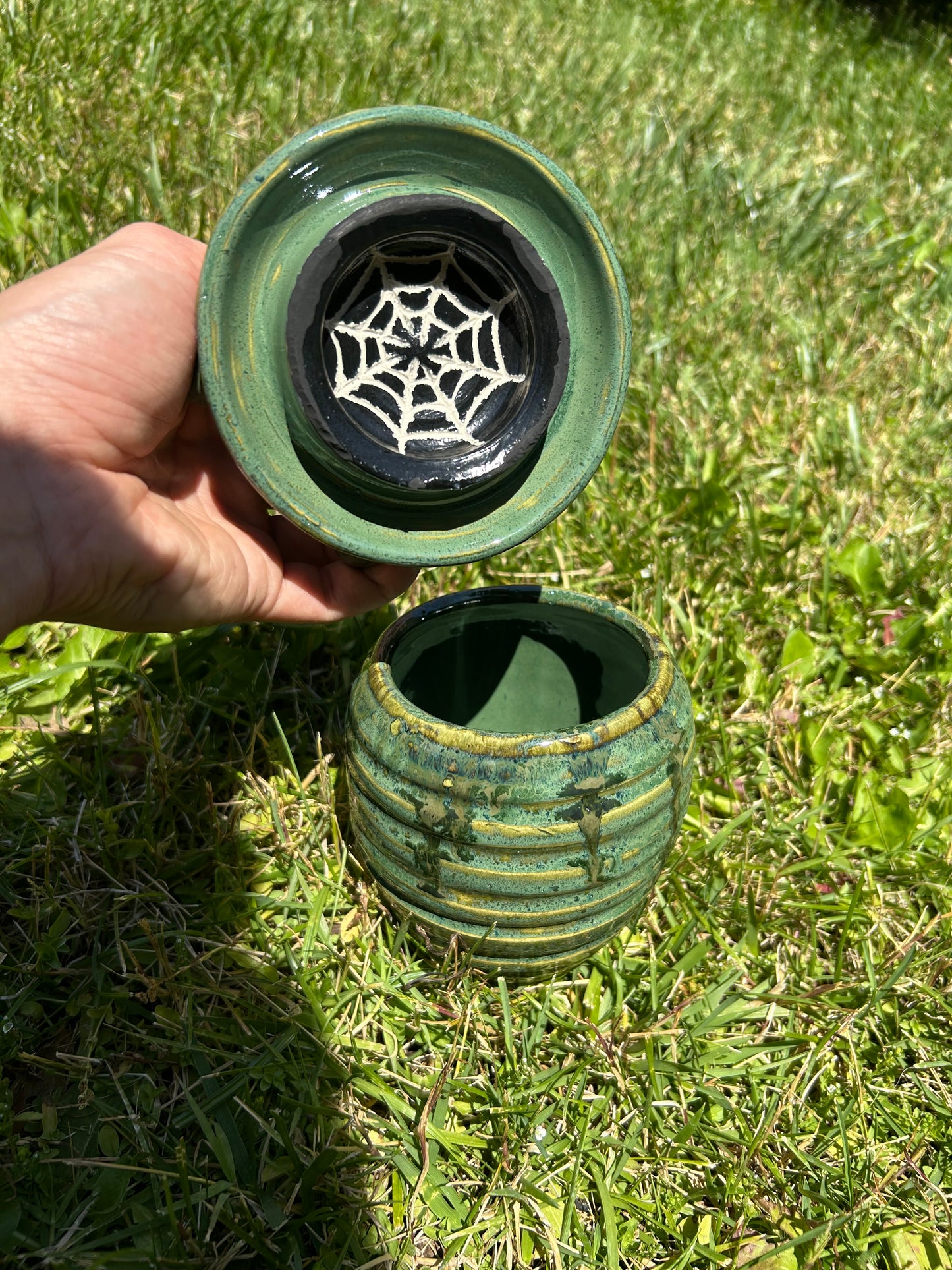 Hidden Spiderweb Jar