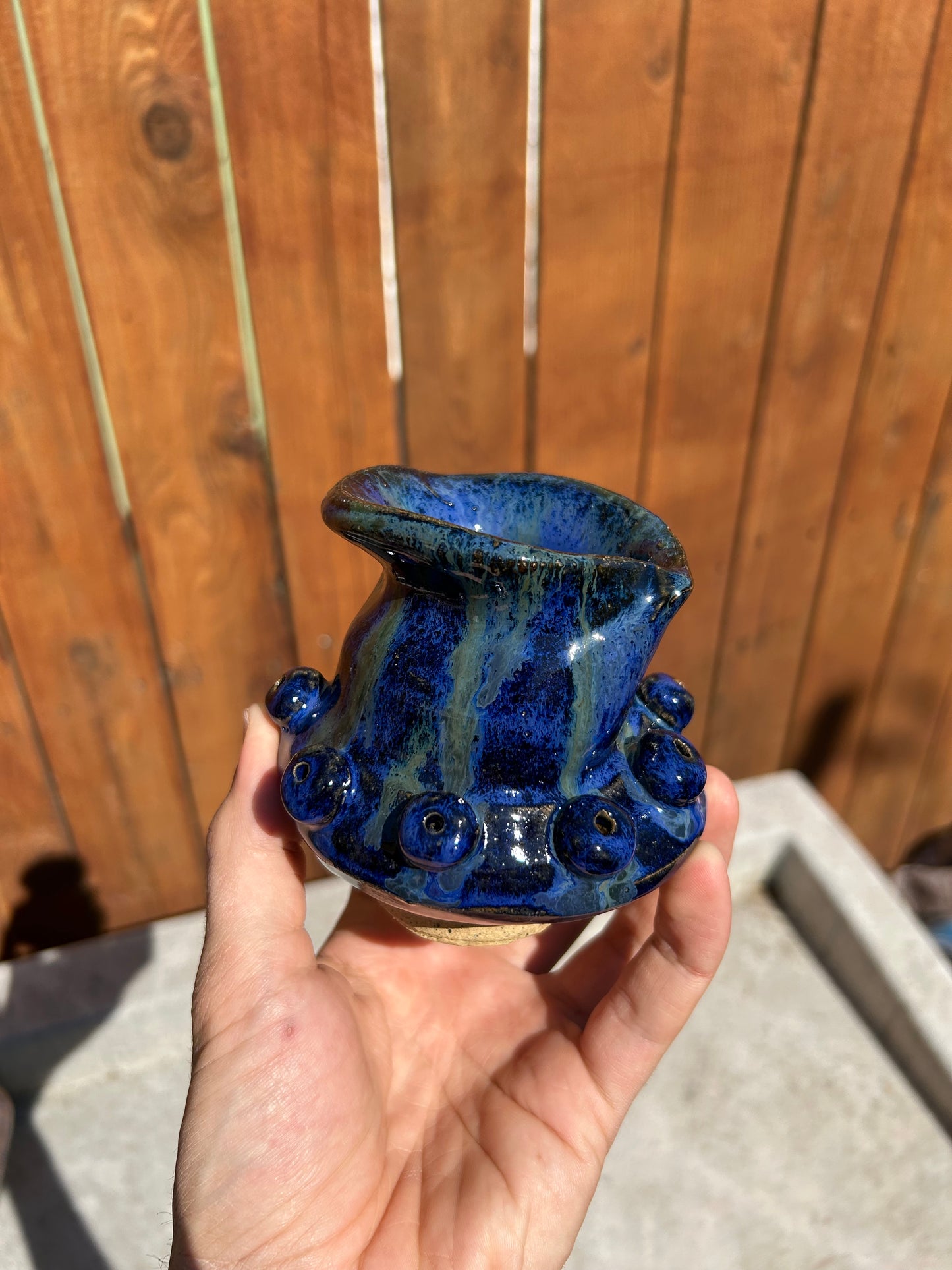 Evil Eye Wonky Vase