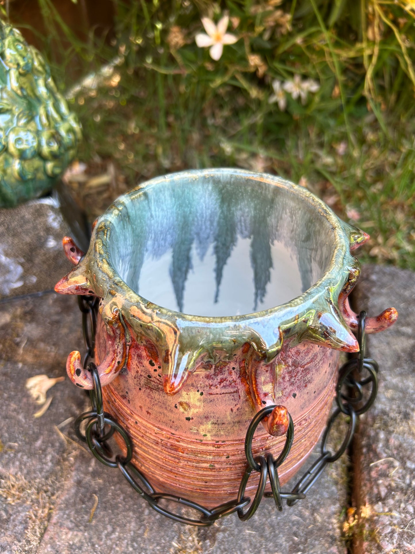 Chained Plum Vase