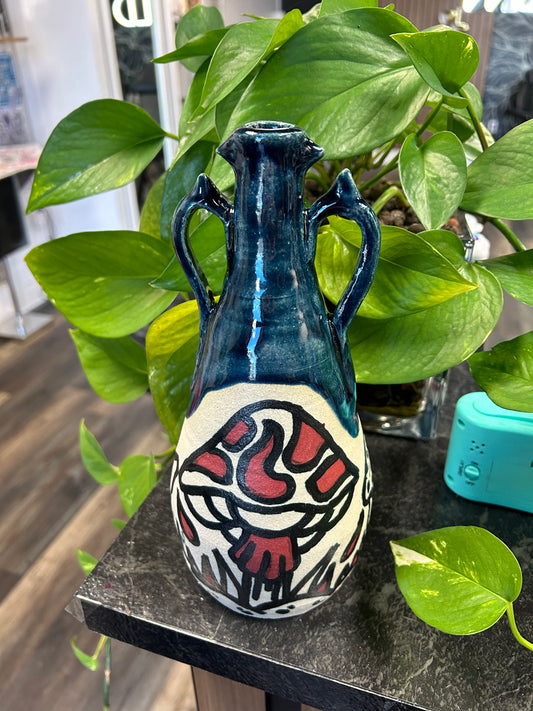 Tall Mushroom Vase