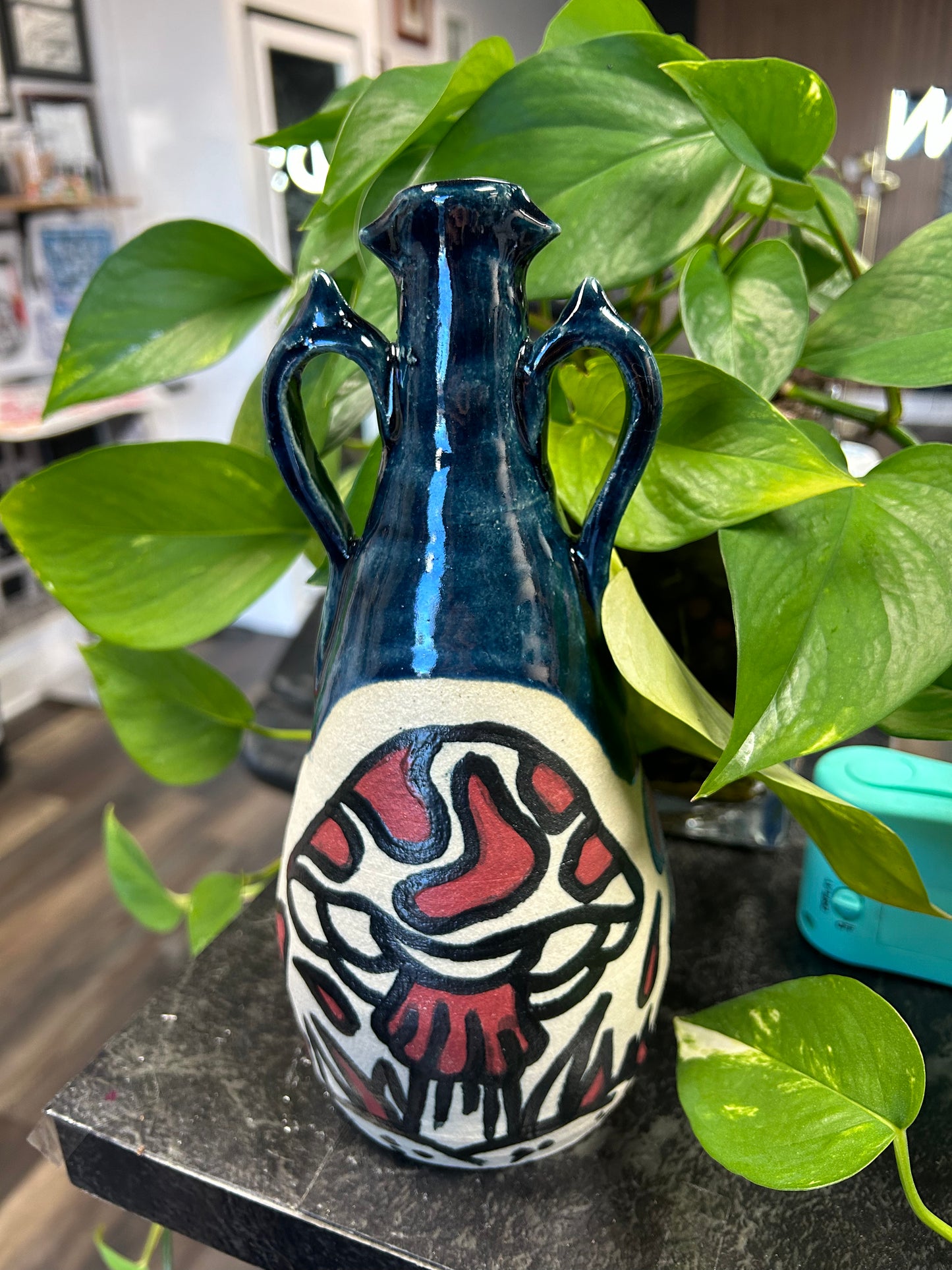 Tall Mushroom Vase