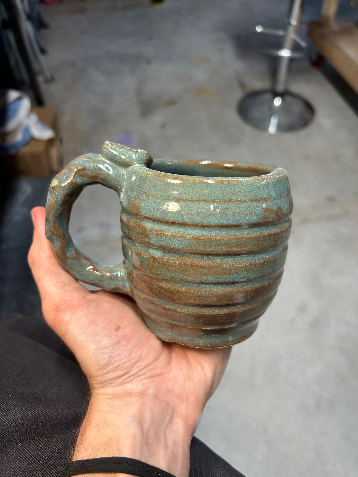 Mossy Skull Mug