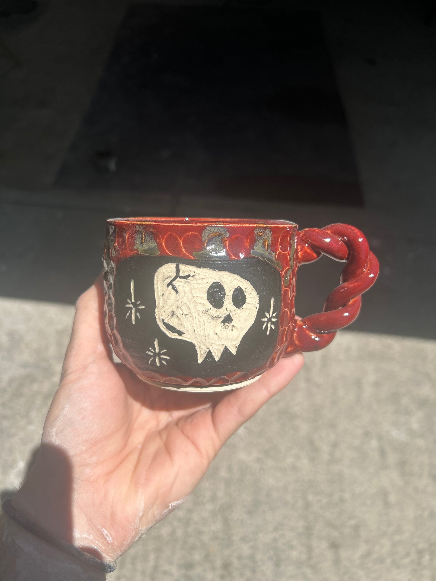Red Skull Mug