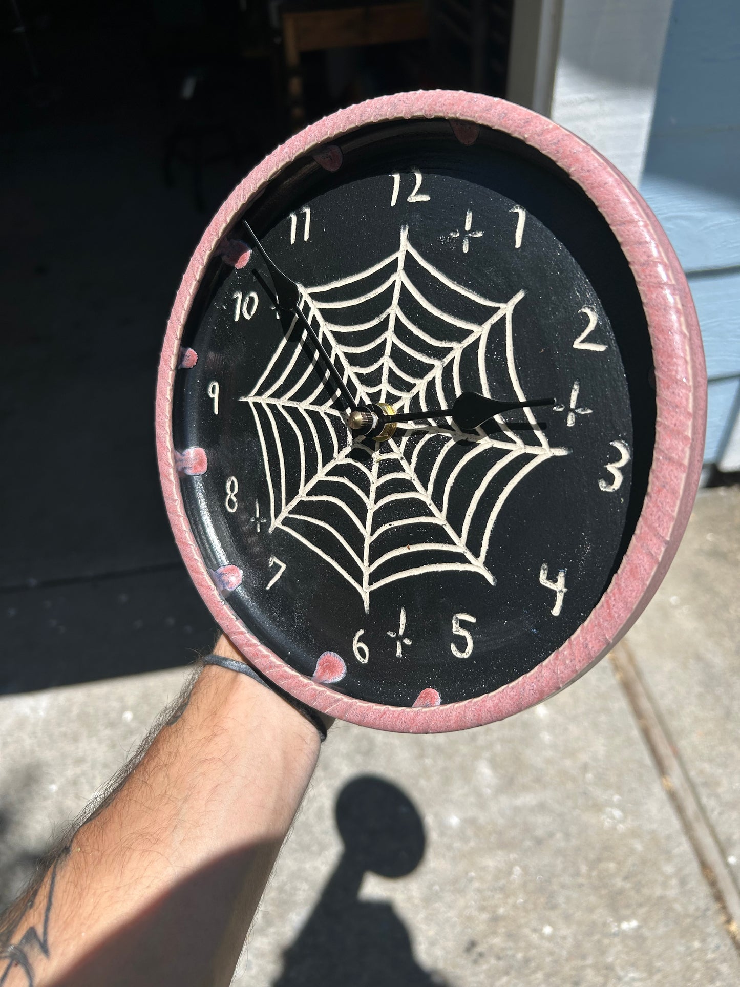Spiderweb Clock