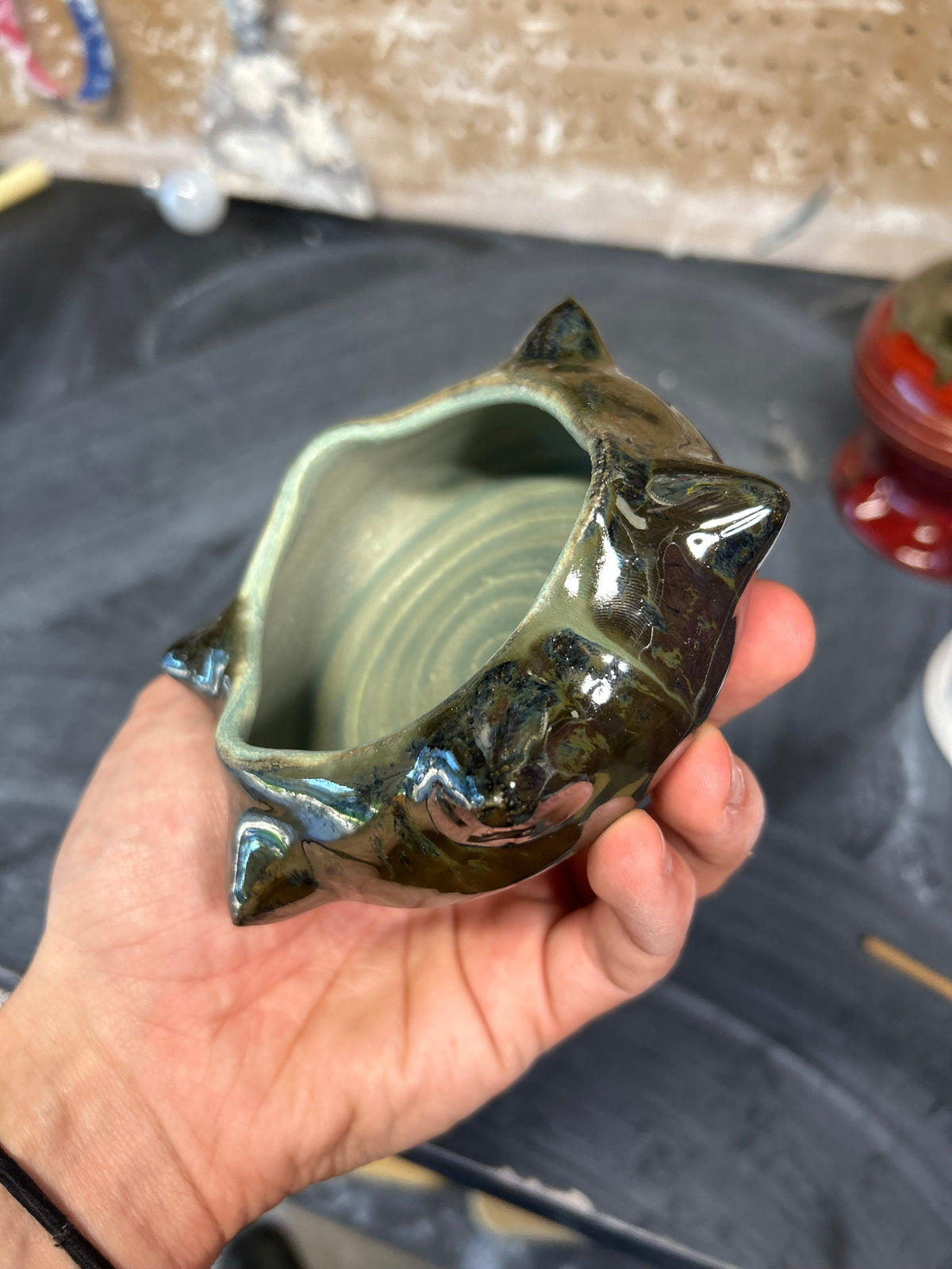Spiky Chrome Ashtray 3