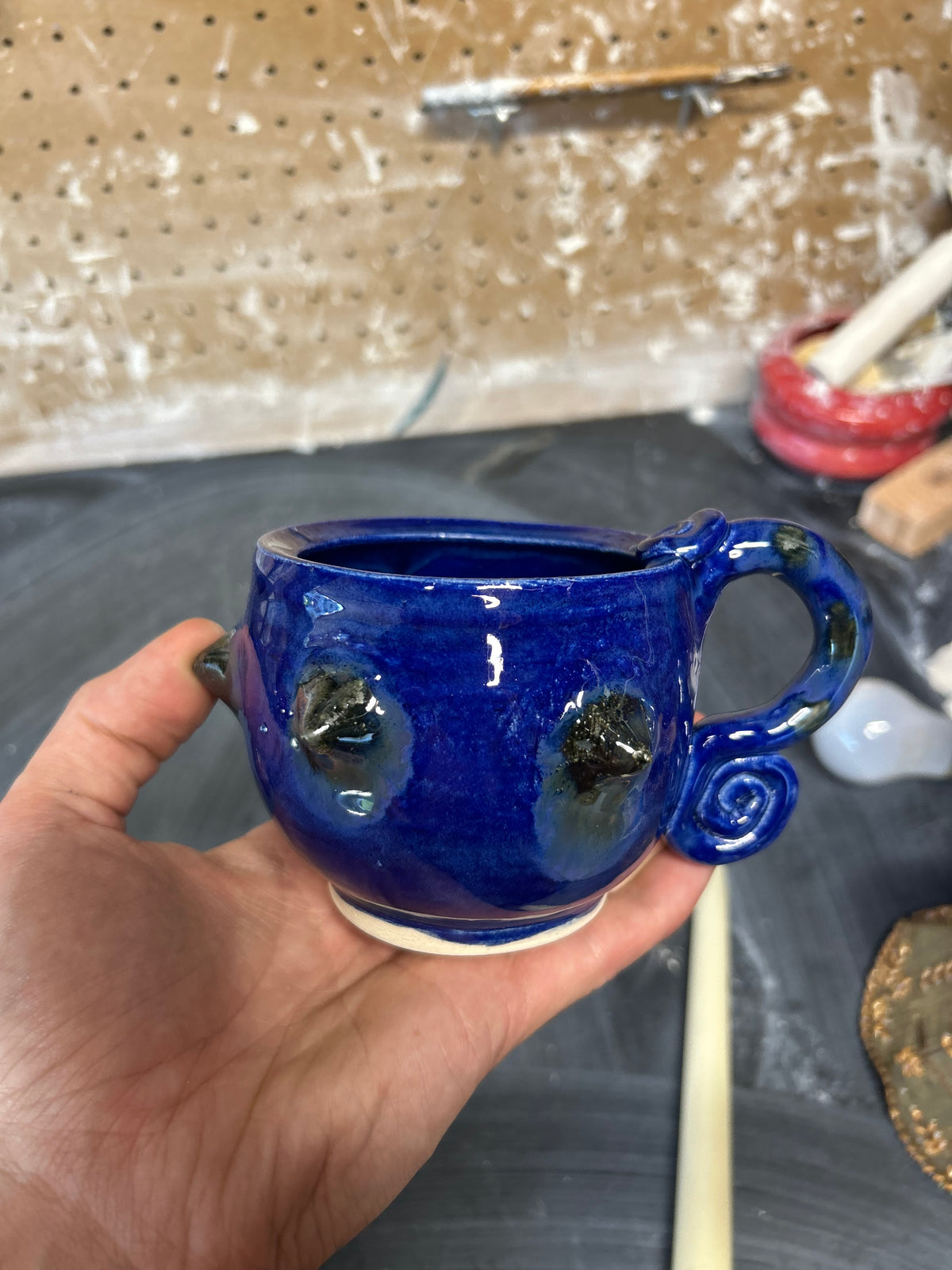 Spiky Sapphire Mug