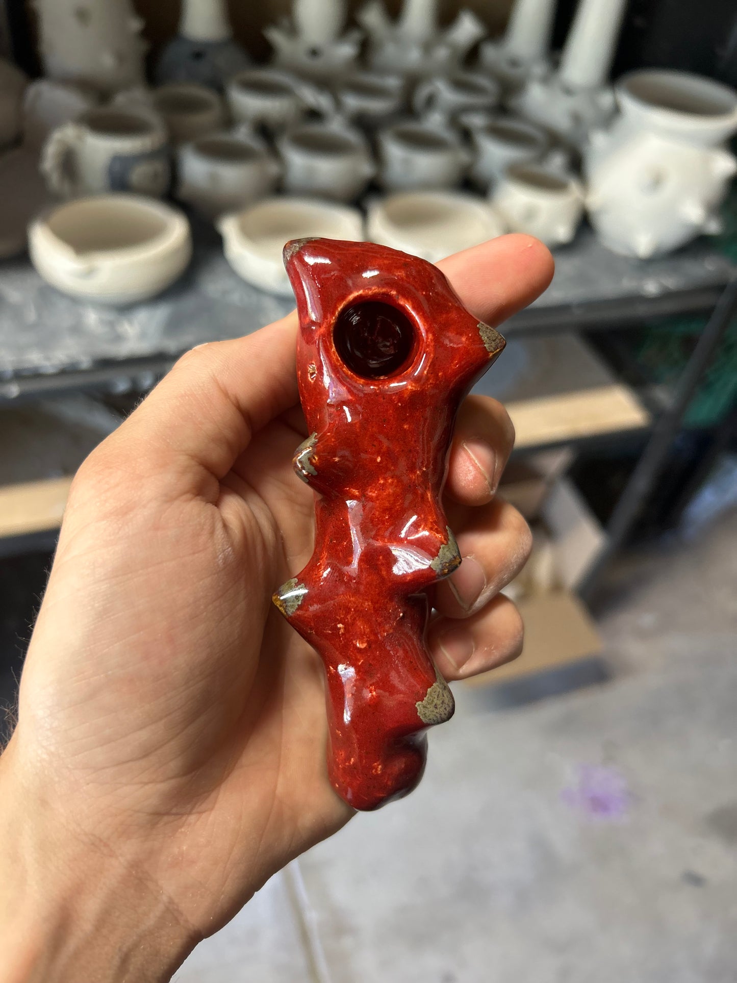 Spiky Red Pipe