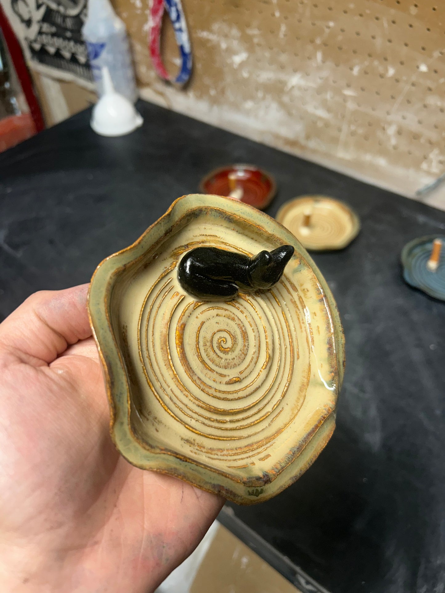 Black Cat Ashtray