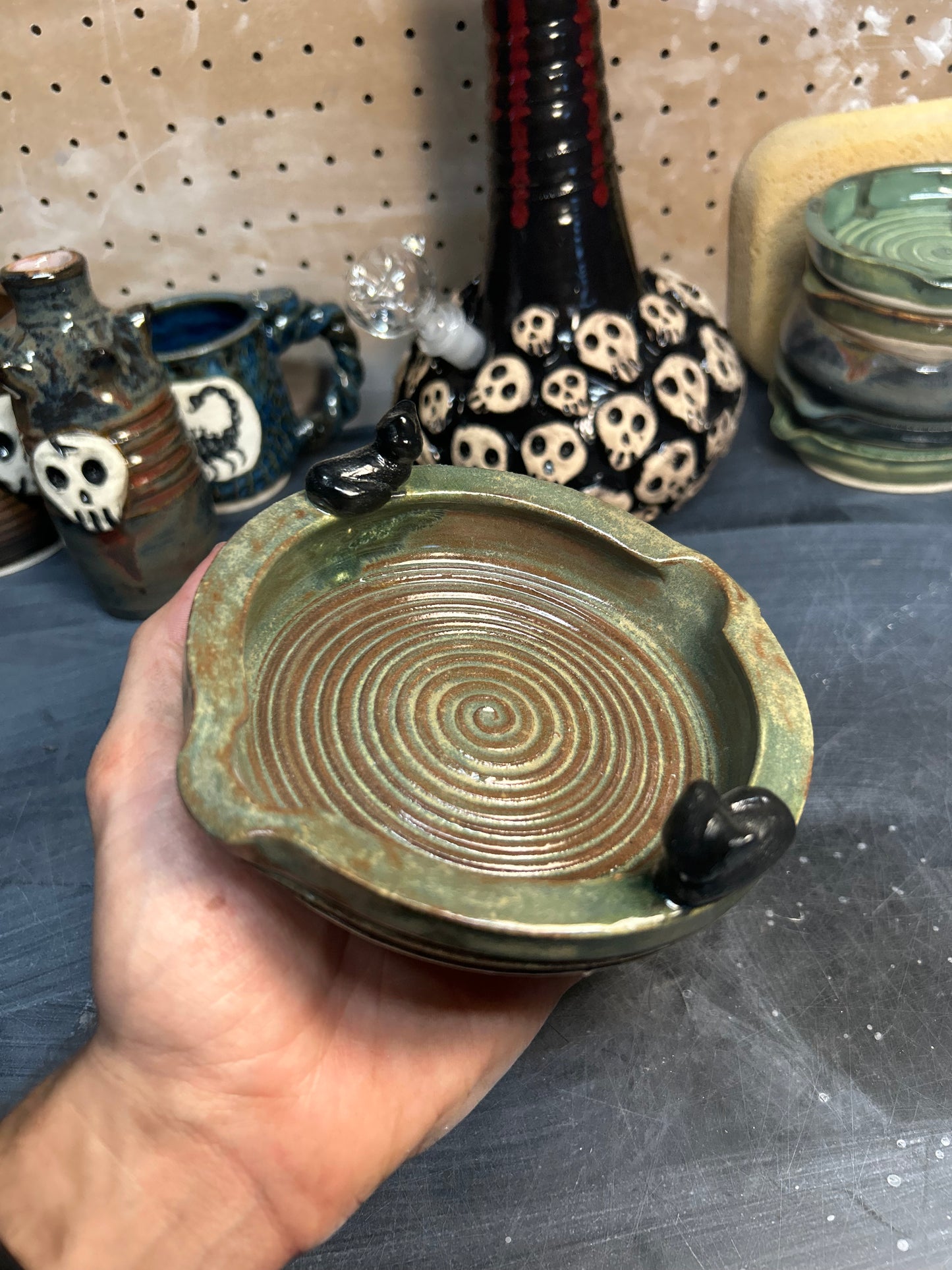 Double Cat Ashtray