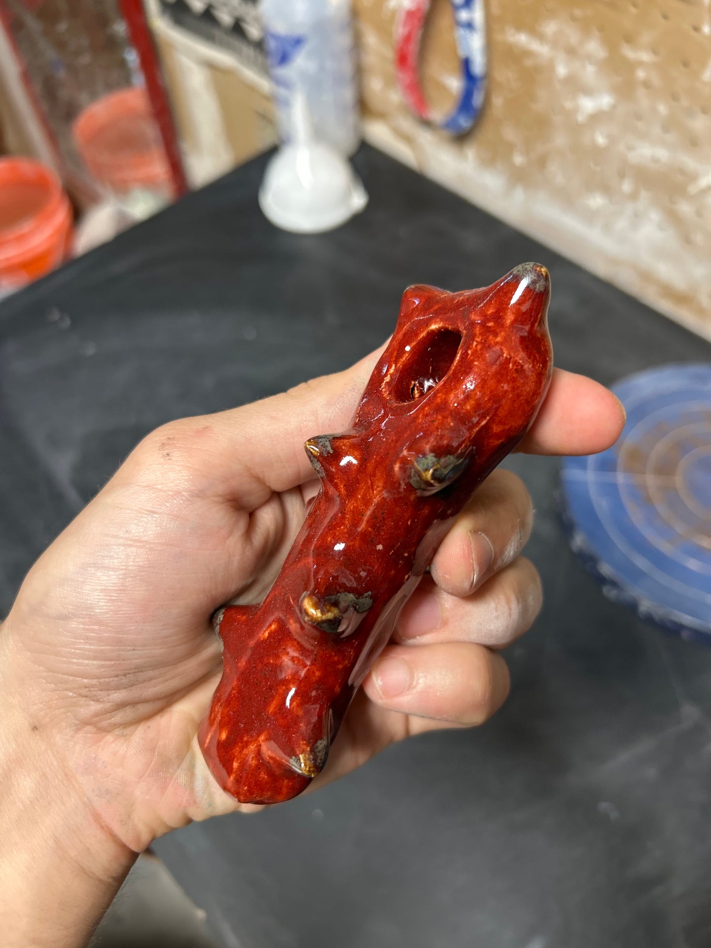 Spiky Red Pipe