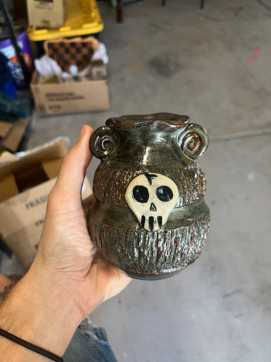 Skull Sparkle Vase