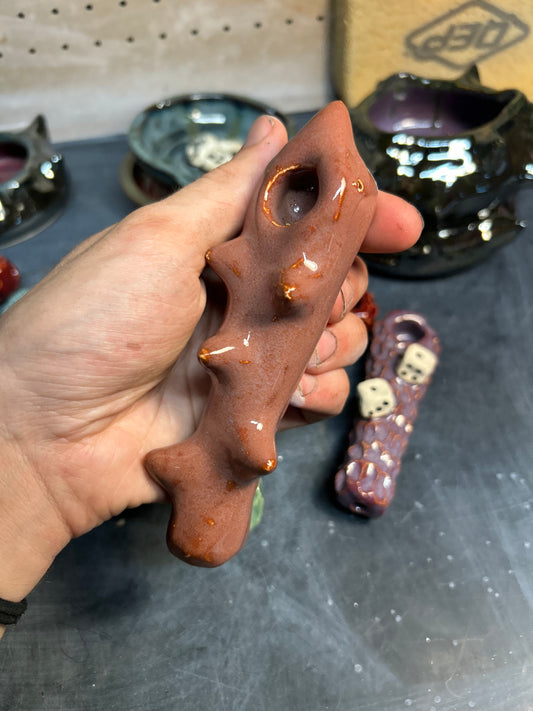 Spiky Peach Pipe