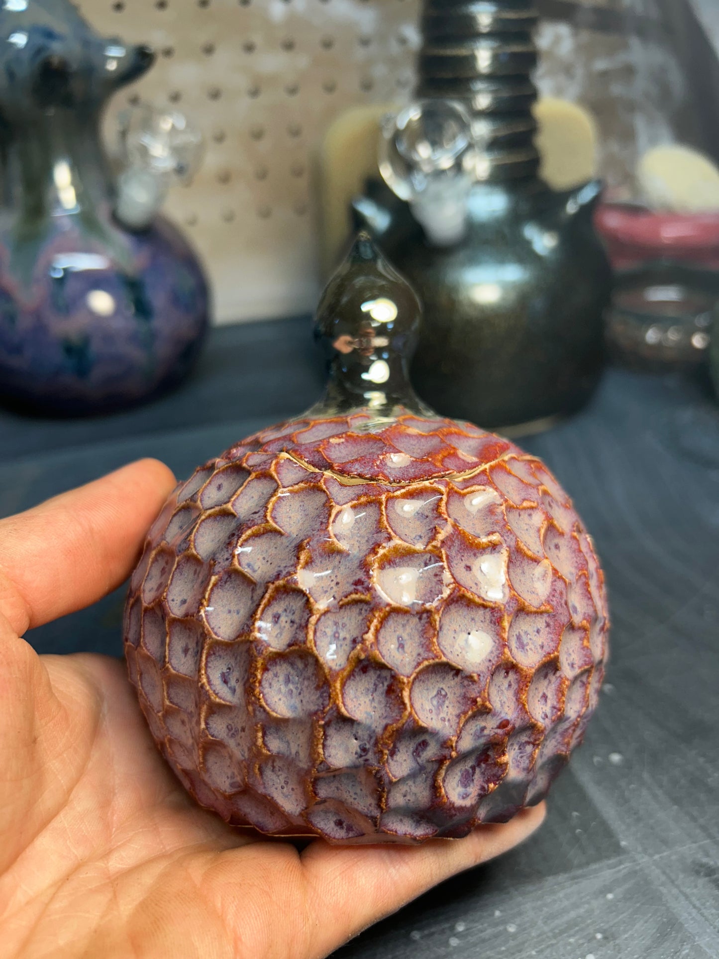 Purple Dragon Egg Jar