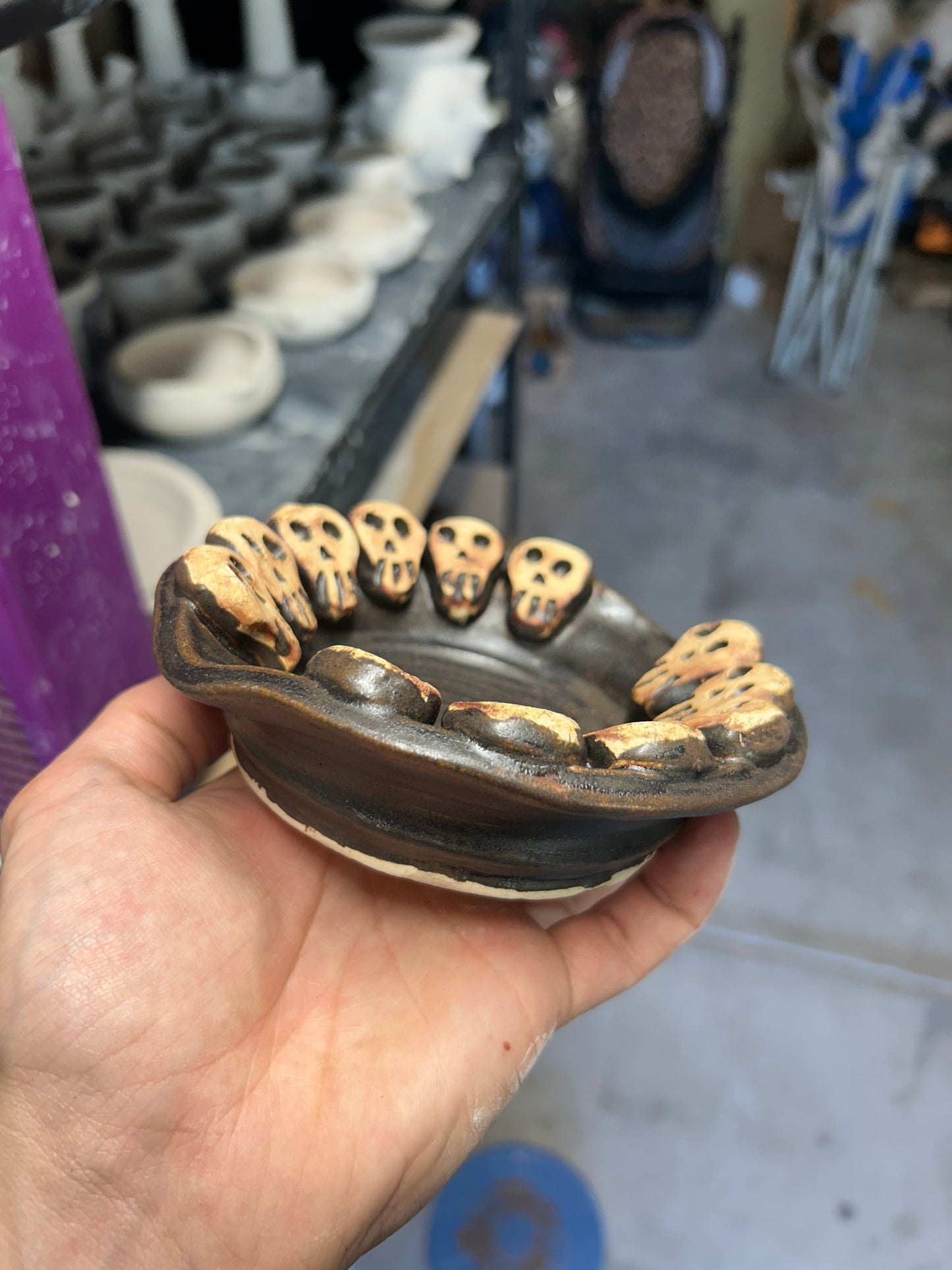 Skull Gala Ashtray