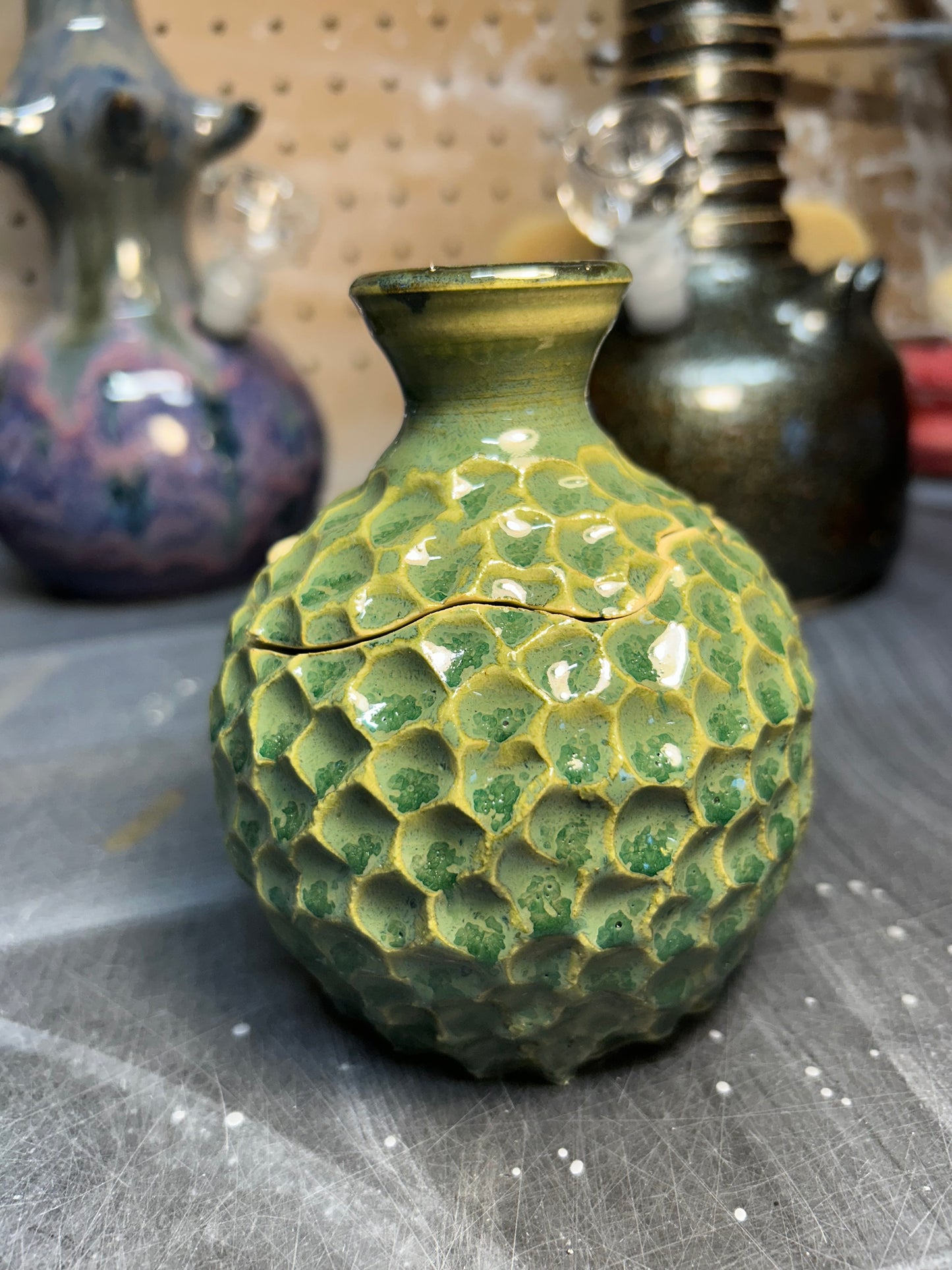 Green Dragon Egg Jar