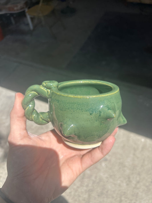 Spiky Green Mug