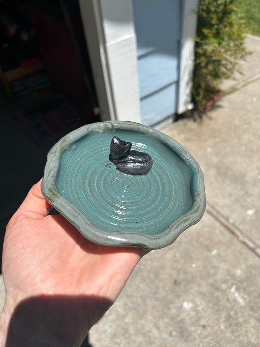 Black Cat Ashtray
