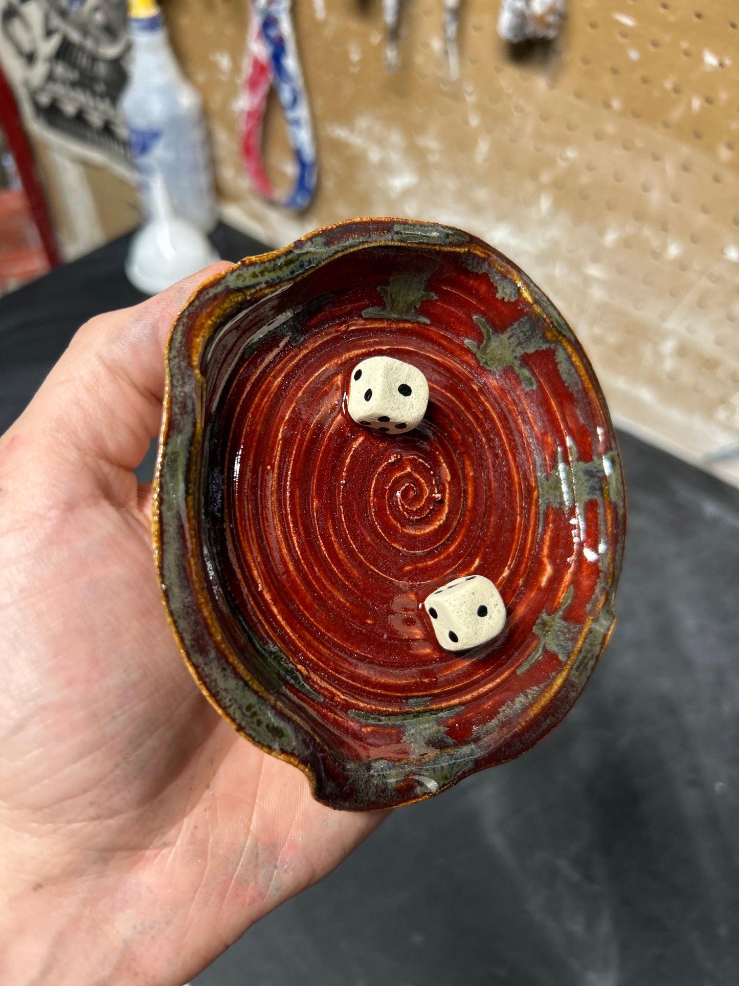 Red Dice Ashtray